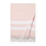 Colette Striped Throw - Carnation