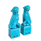 Porcelain Foo Dog Bookends